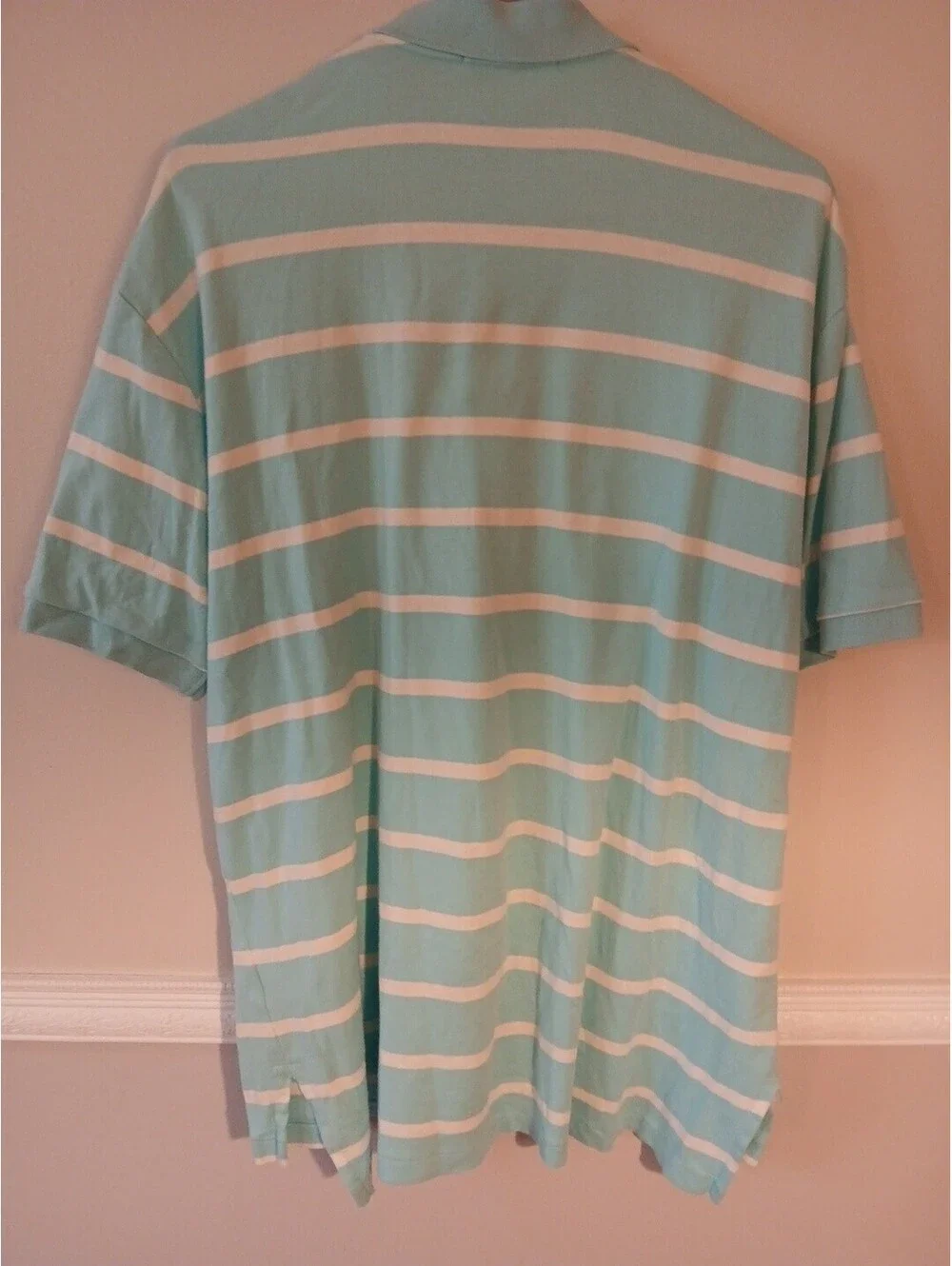 Polo Ralph Lauren Men's Classic Fit Polo Shirt Size XL, Blue and White, Striped
